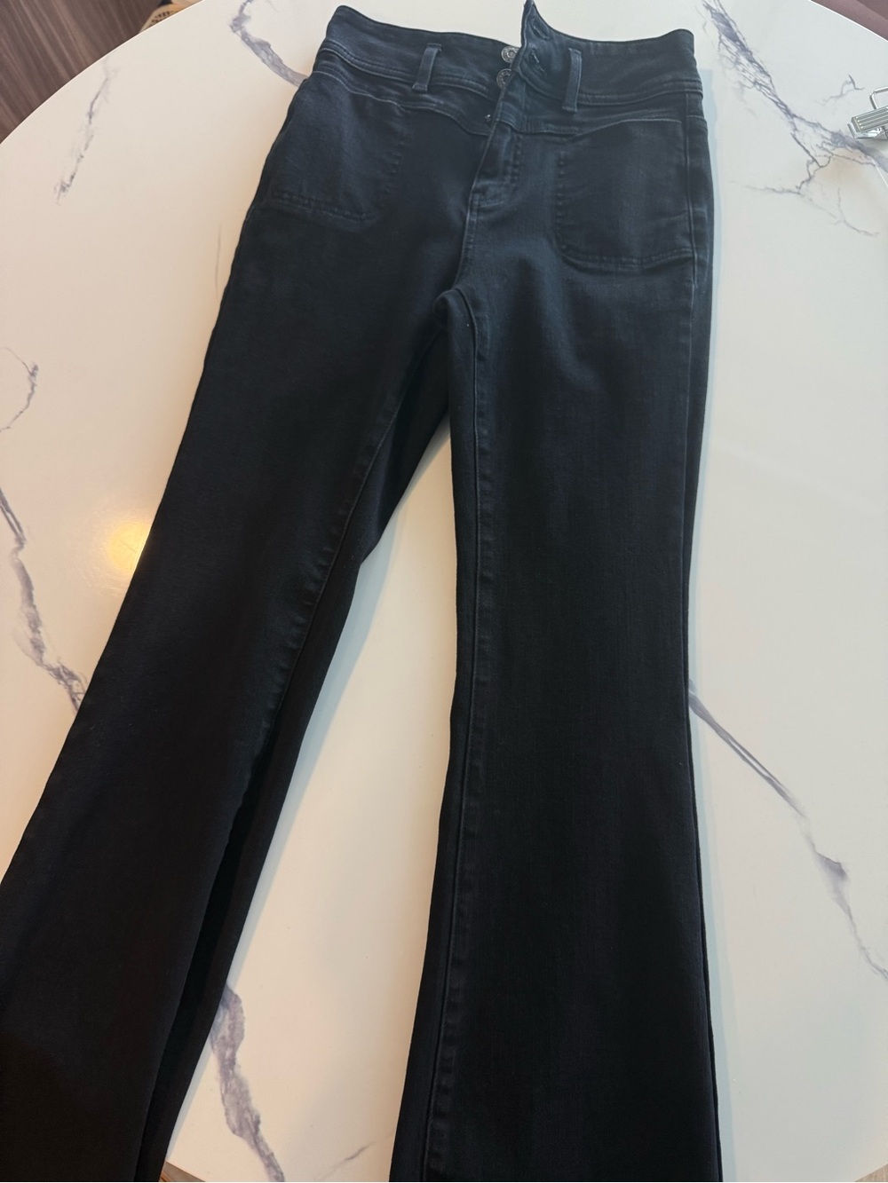 Black Women's Flared Jeans